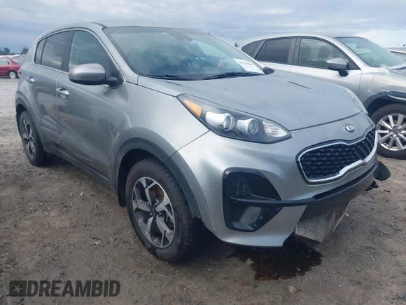2021 Kia Sportage LX with VIN KNDPM3AC8M7938693, listed as a IAAI auction lot 41731649 with 91,994 mi miles. Bid and sale history available at carsss.com. Image 1.