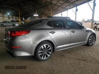 2015 Kia Optima SX with VIN 5XXGR4A70FG456501, listed as a Copart auction lot 47681395 with 125,092 mi miles and Salvage Title. Bid and sale history available at carsss.com. Image 3.