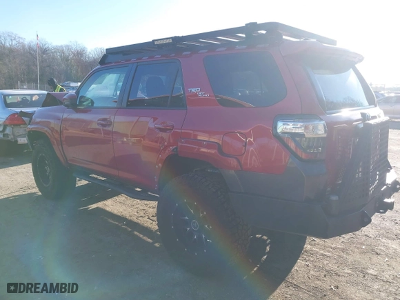 2019 Toyota 4Runner SR5 with VIN JTEBU5JR8K5615811, listed as a IAAI auction lot 41152252 with 96,449 mi miles. Bid and sale history available at carsss.com. Image 3.