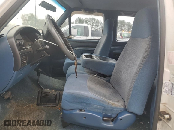 1996 Ford F-150 with VIN 1FTEX14H1TKA33251, listed as a Copart auction lot 45154865 with 278,905 mi miles and Salvage title. Bid and sale history available at DreamBid. Image 7.