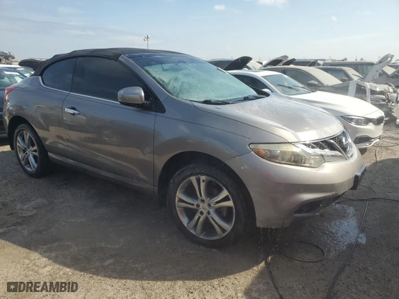 2011 Nissan Murano CrossCabriolet with VIN JN8AZ1FY1BW000932, listed as a Copart auction lot 73996734 with 91,563 mi miles and Salvage Title. Bid and sale history available at carsss.com. Image 4.