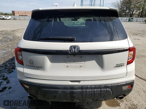 2020 Honda Passport Sport with VIN 5FNYF8H24LB016150, listed as a Copart auction lot 54767285 with 51,811 mi miles and Salvage title. Bid and sale history available at DreamBid. Image 6.