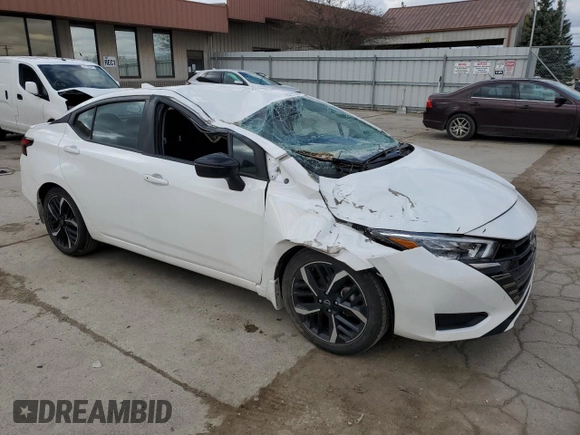 2023 Nissan Versa SR with VIN 3N1CN8FVXPL824846, listed as a Copart auction lot 53151065 with 25,984 mi miles and Salvage title. Bid and sale history available at DreamBid. Image 4.