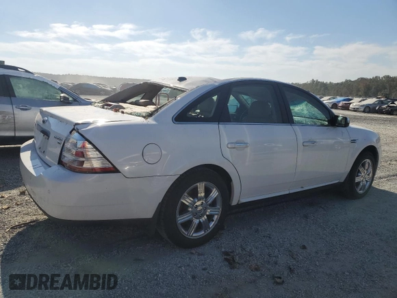 2008 Ford Taurus Limited with VIN 1FAHP28W58G144574, listed as a Copart auction lot 74658954 with 179,824 mi miles and Salvage Title. Bid and sale history available at carsss.com. Image 3.