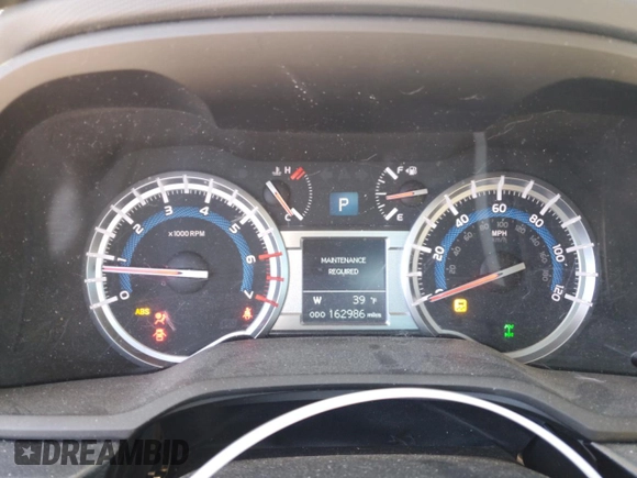 2018 Toyota 4Runner SR5 with VIN JTEBU5JR7J5571251, listed as a Copart auction lot 87005284 with 162,986 mi miles and Salvage Title. Bid and sale history available at carsss.com. Image 9.