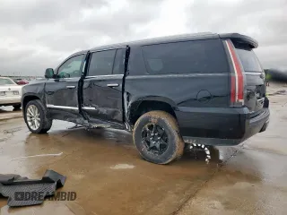 2019 Cadillac Escalade ESV Premium Luxury z VIN 1GYS3JKJXKR210075, wystawiony jako Copart lot #55861025 z przebiegiem 31 186 mil mil oraz Szkoda całkowita • Salvage title. Historia ofert i sprzedaży dostępna na DreamBid. Obrazek 2.