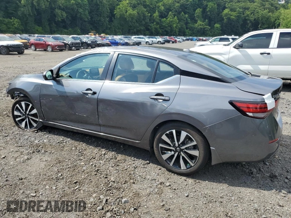 2024 Nissan Sentra SV with VIN 3N1AB8CV5RY353523, listed as a Copart auction lot 65002595 with 5,046 mi miles and Salvage title. Bid and sale history available at DreamBid. Image 2.