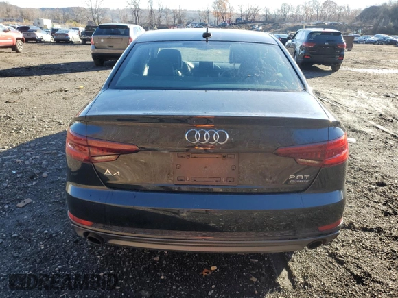 2018 Audi A4 Premium with VIN WAUDNAF41JA043225, listed as a Copart auction lot 81834734 with 107,803 mi miles and Salvage Title. Bid and sale history available at carsss.com. Image 6.