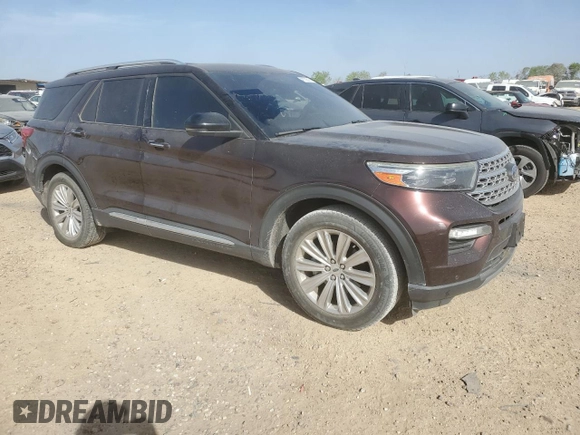 2020 Ford Explorer Limited with VIN 1FMSK7FH7LGA88352, listed as a Copart auction lot 49730515 with 86,139 mi miles and Salvage Title. Bid and sale history available at carsss.com. Image 4.