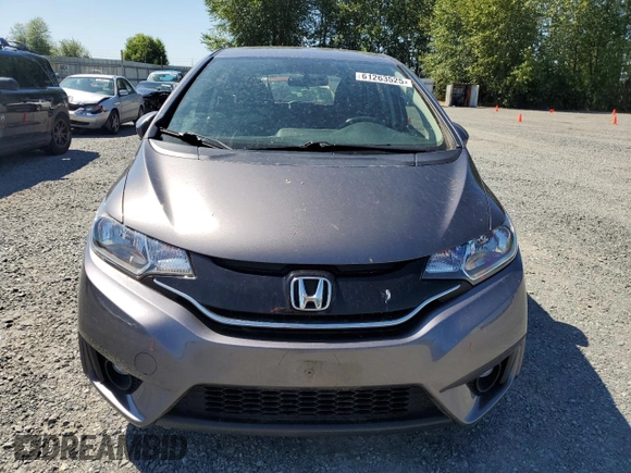 2017 Honda Fit EX with VIN JHMGK5H73HS005439, listed as a Copart auction lot 61263525 with 46,966 mi miles and Salvage title. Bid and sale history available at DreamBid. Image 5.