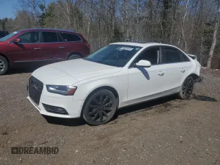 2014 Audi A4 Komfort z VIN WAUBFCFL4EN001363, wystawiony jako Copart lot #50829535 z przebiegiem Nie podano mil oraz Szkoda całkowita • Salvage title. Historia ofert i sprzedaży dostępna na DreamBid. Obrazek 1.