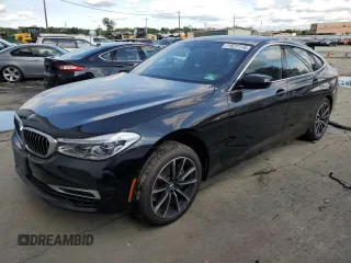 2019 BMW 6 Series 640i xDrive with VIN WBAJV6C58KBK08275, listed as a Copart auction lot 71577114 with 0 mi miles and Salvage Title. Bid and sale history available at carsss.com. Image 1.