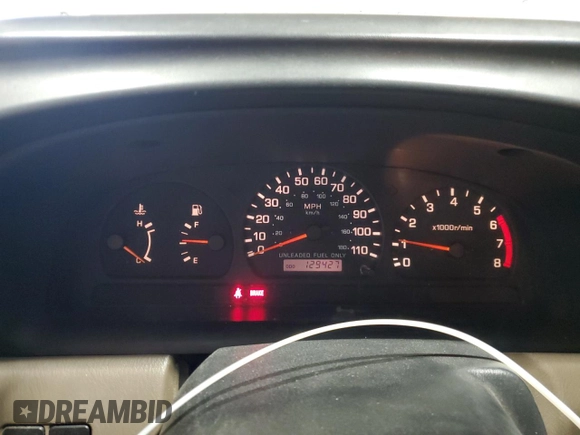 2000 Nissan Frontier XE with VIN 1N6DD26S8YC337811, listed as a Copart auction lot 54775915 with 129,427 mi miles and Salvage title. Bid and sale history available at DreamBid. Image 9.