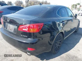 2007 Lexus IS with VIN JTHBK262572057489, listed as a IAAI auction lot 41996856 with 168,839 mi miles. Bid and sale history available at carsss.com. Image 4.