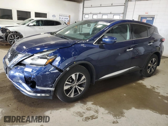 2020 Nissan Murano S z VIN 5N1AZ2AS6LN169710, wystawiony jako Copart lot #52080715 z przebiegiem 68 868 mil mil oraz Szkoda całkowita • Salvage title. Historia ofert i sprzedaży dostępna na DreamBid. Obrazek 1.
