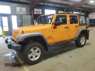 2012 Jeep Wrangler Unlimited Sport z VIN 1C4BJWDG1CL131876, wystawiony jako Copart lot #56678175 z przebiegiem 217 109 mil mil oraz Czysty tytuł • Clean title. Historia ofert i sprzedaży dostępna na DreamBid. Obrazek 1.