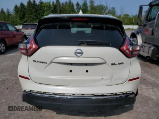 2017 Nissan Murano SL z VIN 5N1AZ2MH7HN181226, wystawiony jako Copart lot #59094235 z przebiegiem 61 851 mil mil oraz Szkoda całkowita • Salvage title. Historia ofert i sprzedaży dostępna na DreamBid. Obrazek 6.