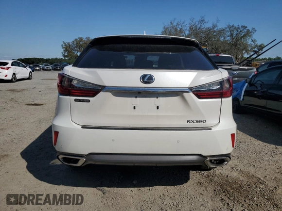2018 Lexus RX 350 with VIN 2T2BZMCA6JC135917, listed as a Copart auction lot 52129175 with 158,817 mi miles and Clean Title. Bid and sale history available at DreamBid. Image 6.