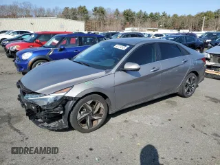 2021 Hyundai Elantra SEL with VIN KMHLN4AG6MU180046, listed as a Copart auction lot 48124345 with 102,043 mi miles and Salvage Title. Bid and sale history available at carsss.com. Image 1.