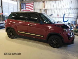 2015 FIAT 500L Urbana Trekking with VIN ZFBCFADH3FZ035172, listed as a Copart auction lot 52354404 with 57,669 mi miles and Salvage Title. Bid and sale history available at carsss.com. Image 4.