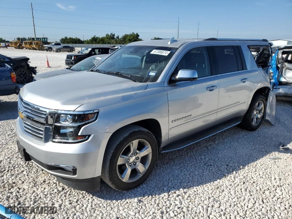 2020 Chevrolet Suburban Premier with VIN 1GNSCJKC0LR235924, listed as a Copart auction lot 67386674 with 0 mi miles and Salvage Title. Bid and sale history available at carsss.com. Image 1.
