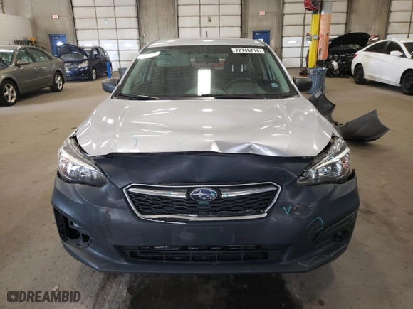 2018 Subaru Impreza with VIN 4S3GTAA67J1714699, listed as a Copart auction lot 72746714 with 73,165 mi miles and Salvage Title. Bid and sale history available at carsss.com. Image 5.