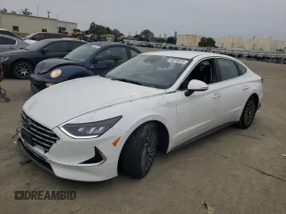 2022 Hyundai Sonata Hybrid SEL with VIN KMHL34JJ6NA040387, listed as a Copart auction lot 44010015 with 36,380 mi miles and Salvage Title. Bid and sale history available at carsss.com. Image 1.