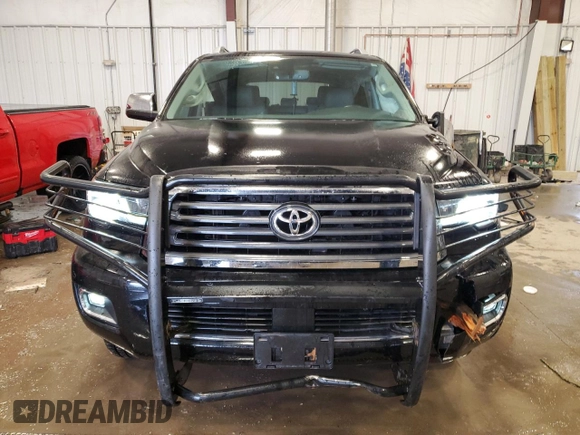 2019 Toyota Sequoia Limited with VIN 5TDJY5G19KS165621, listed as a Copart auction lot 43008635 with 30,806 mi miles and Non Repairable. Bid and sale history available at carsss.com. Image 5.