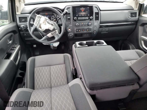 2024 Nissan Titan SV with VIN 1N6AA1EC8RN111919, listed as a Copart auction lot 62330195 with 1,866 mi miles and Salvage title. Bid and sale history available at DreamBid. Image 8.