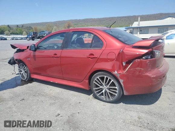 2017 Mitsubishi Lancer ES with VIN JA32V2FW8HU002776, listed as a Copart auction lot 54385355 with 96,620 mi miles and Salvage Title. Bid and sale history available at carsss.com. Image 2.