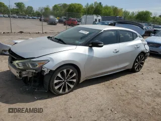 2016 Nissan Maxima SR z VIN 1N4AA6AP8GC403562, wystawiony jako Copart lot #55181945 z przebiegiem 148 608 mil mil oraz Szkoda całkowita • Salvage title. Historia ofert i sprzedaży dostępna na DreamBid. Obrazek 1.