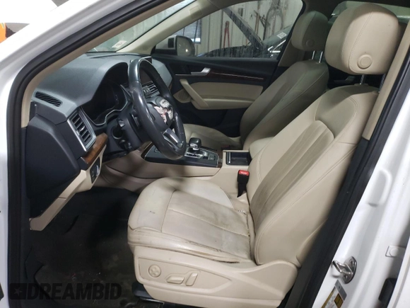 2018 Audi Q5 Premium Plus with VIN WA1BNAFY2J2007240, listed as a Copart auction lot 88902905 with 83,180 mi miles and Salvage Title. Bid and sale history available at carsss.com. Image 7.