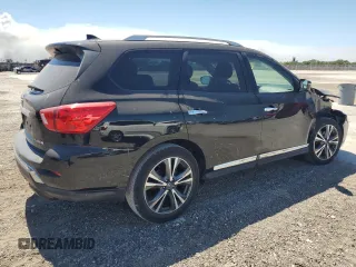 2020 Nissan Pathfinder Platinum with VIN 5N1DR2DN2LC590371, listed as a Copart auction lot 49660975 with 58,598 mi miles and Salvage title. Bid and sale history available at DreamBid. Image 3.
