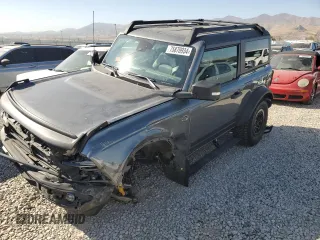 2022 Ford Bronco with VIN 1FMDE5CP7NLB66865, listed as a Copart auction lot 75870934 with 16,676 mi miles and Salvage Title. Bid and sale history available at DreamBid. Image 1.