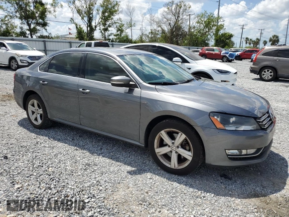 2015 Volkswagen Passat S with VIN 1VWAS7A31FC116893, listed as a Copart auction lot 51639775 with 15,500 mi miles and Clean title. Bid and sale history available at DreamBid. Image 4.