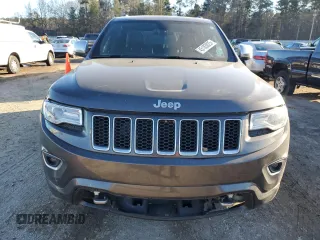 2014 Jeep Grand Cherokee Overland with VIN 1C4RJECG7EC522043, listed as a Copart auction lot 45183825 with 211,036 mi miles and Salvage Title. Bid and sale history available at carsss.com. Image 5.