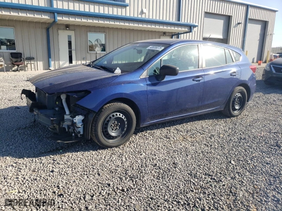 2018 Subaru Impreza with VIN 4S3GTAA61J1707747, listed as a Copart auction lot 48536875 with 116,650 mi miles and Salvage Title. Bid and sale history available at carsss.com. Image 1.