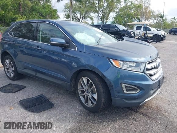 2018 Ford Edge Titanium with VIN 2FMPK4K82JBB35110, listed as a IAAI auction lot 41727507 with 83,644 mi miles. Bid and sale history available at carsss.com. Image 1.