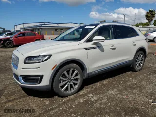 2019 Lincoln Nautilus Select with VIN 2LMPJ6K95KBL14772, listed as a Copart auction lot 48700404 with 52,899 mi miles. Bid and sale history available at carsss.com. Image 1.