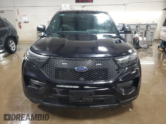 2022 Ford Police Interceptor Utility z VIN 1FM5K8AW1NNA01987, wystawiony jako Copart lot #45993075 z przebiegiem 58 342 mil mil oraz Szkody całkowita. Historia ofert i sprzedaży dostępna na DreamBid. Obrazek 5.