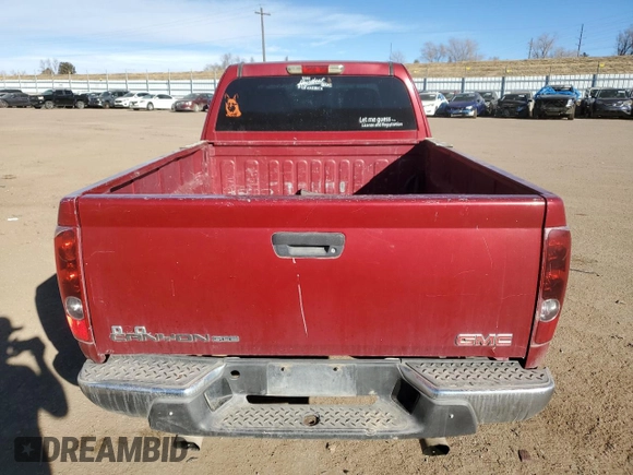 2005 GMC Canyon SLE Z71 with VIN 1GTDT196658282255, listed as a Copart auction lot 88857585 with 181,846 mi miles and Non Repairable. Bid and sale history available at carsss.com. Image 6.