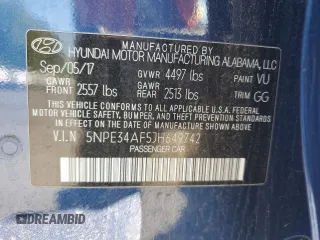 2018 Hyundai Sonata SEL z VIN 5NPE34AF5JH649742, wystawiony jako Copart lot #56177975 z przebiegiem 34 091 mil mil oraz Szkoda całkowita • Salvage title. Historia ofert i sprzedaży dostępna na DreamBid. Obrazek 13.