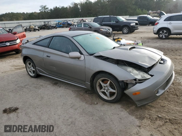 2005 Toyota Celica GT with VIN JTDDR32T450182597, listed as a Copart auction lot 74485074 with 0 mi miles and Salvage Title. Bid and sale history available at carsss.com. Image 4.