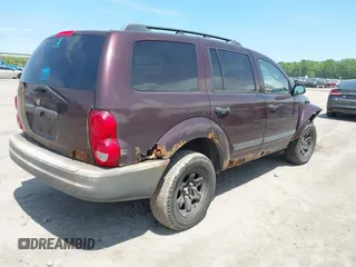 2005 Dodge Durango SXT with VIN 1D4HB38N15F574886, listed as a IAAI auction lot 42274183 with 224,122 mi miles and . Bid and sale history available at DreamBid. Image 4.