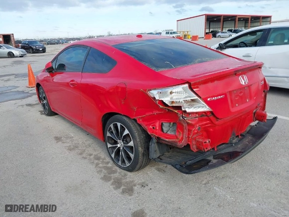 2013 Honda Civic Cpe Si with VIN 2HGFG4A54DH700467, listed as a IAAI auction lot 41829343 with 166,078 mi miles. Bid and sale history available at carsss.com. Image 6.