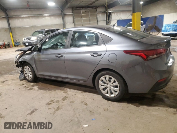 2018 Hyundai Accent SE z VIN 3KPC24A38JE013448, wystawiony jako Copart lot #57471355 z przebiegiem Nie podano mil oraz Szkoda całkowita • Salvage title. Historia ofert i sprzedaży dostępna na DreamBid. Obrazek 2.