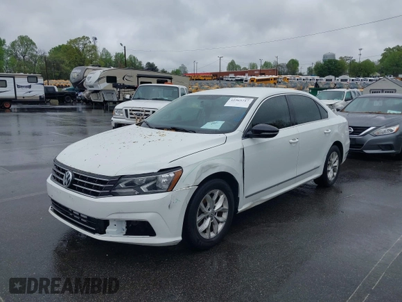 2016 Volkswagen Passat S with VIN 1VWAT7A38GC056495, listed as a IAAI auction lot 41965717 with 163,254 mi miles and . Bid and sale history available at DreamBid. Image 2.