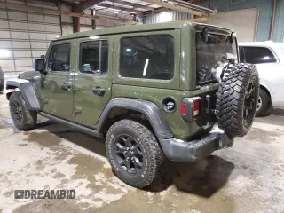 2021 Jeep Wrangler Unlimited Sport S с VIN 1C4HJXDG1MW761204, выставлен на аукционе Copart как лот 89063655 с пробегом 117 490 миль миль и Списание • Salvage title. История ставок и продаж доступна на DreamBid. Изображение 2.