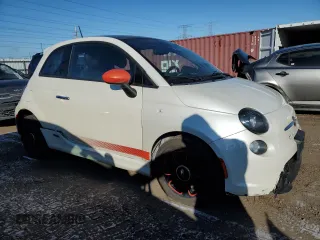 2013 FIAT 500e with VIN 3C3CFFGE2DT714158, listed as a Copart auction lot 85151624 with 71,980 mi miles and Salvage Title. Bid and sale history available at carsss.com. Image 4.