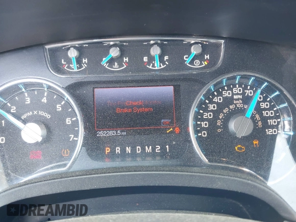 2013 Ford F-150 XL with VIN 1FTFW1ET4DFA47780, listed as a IAAI auction lot 42208745 with 252,283 mi miles and . Bid and sale history available at carsss.com. Image 7.